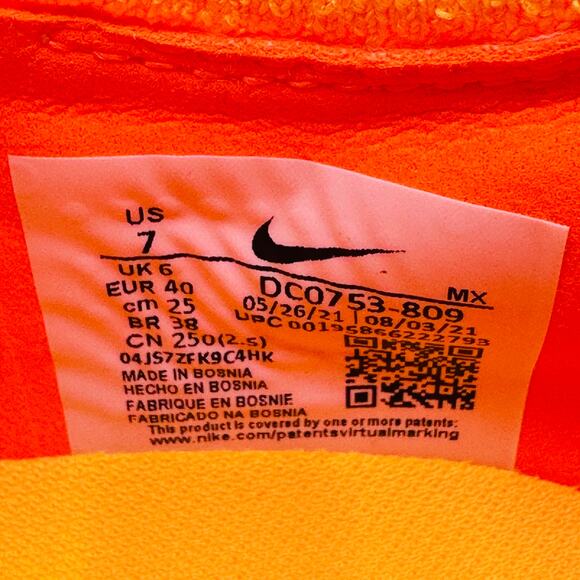 Nike Men\'s Phantom GT2 Elite SG Pro Soccer Cleats Laser Orange DC0753-809 Size 7